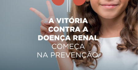 Iniciativa ensina crianças e jovens a prevenir a doença renal