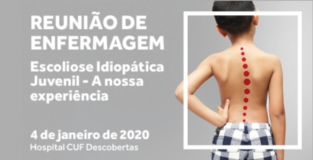 Reunião de Enfermagem para escoliose idiopática juvenil promovida pela CUF